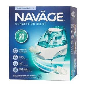 Naväge Nasal Care Nose Cleaner Congestion Relief System BNIB